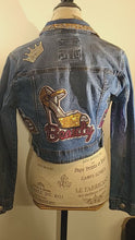 Load and play video in Gallery viewer, Cropped Bling Jean Jacket
